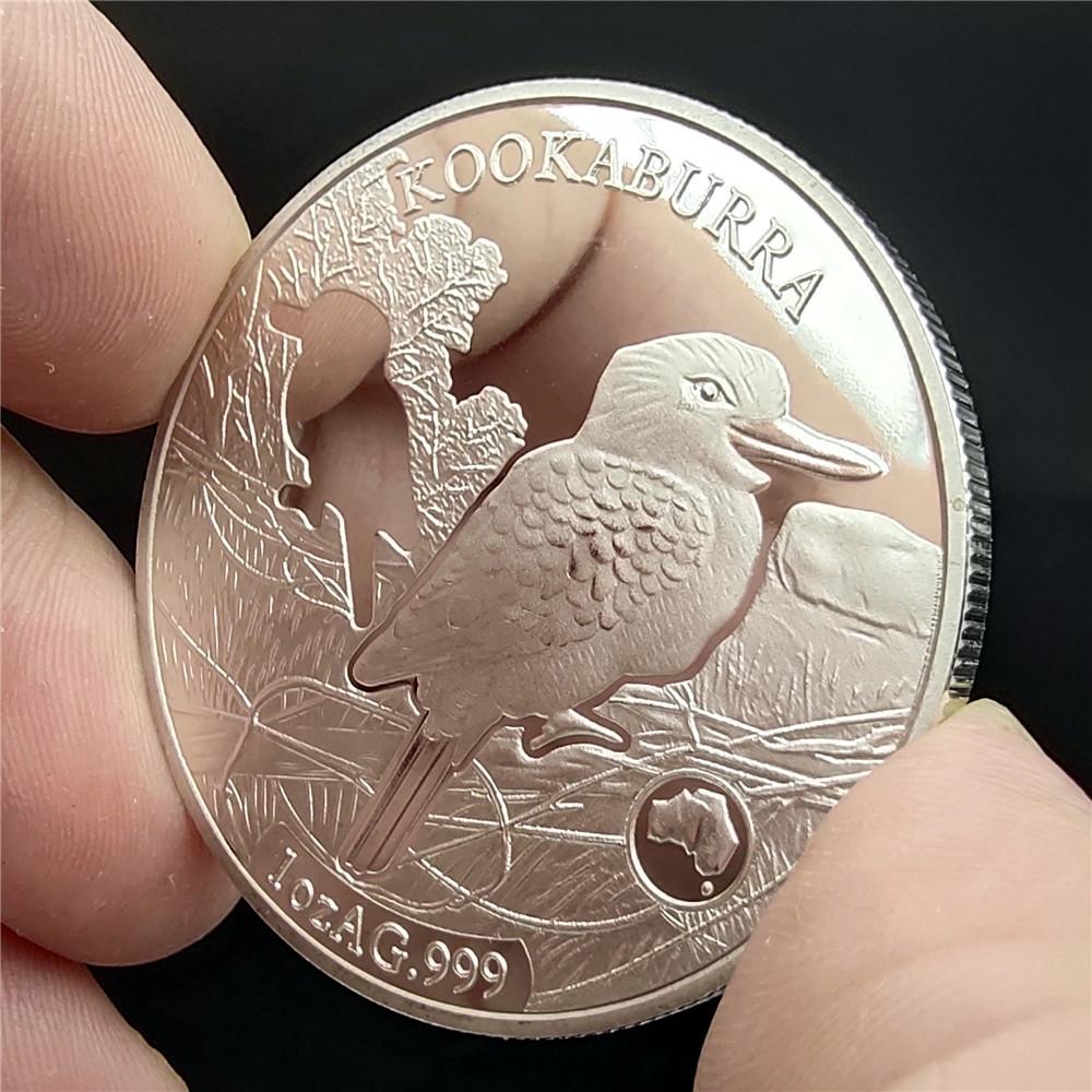 2019 Australian Animal Koala Commemorative Coin, Kangaroo, Crocodile Commemorative Coin, Crocodile, platypus, Snake, Queen's Avatar kookaburra