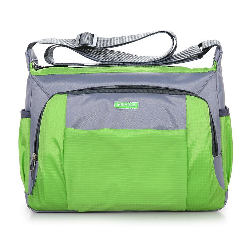 Naylon Su Geçirmez Unisex Omuz Çantası Spor Çantası Çapraz Askılı Çanta 32*10*22cm