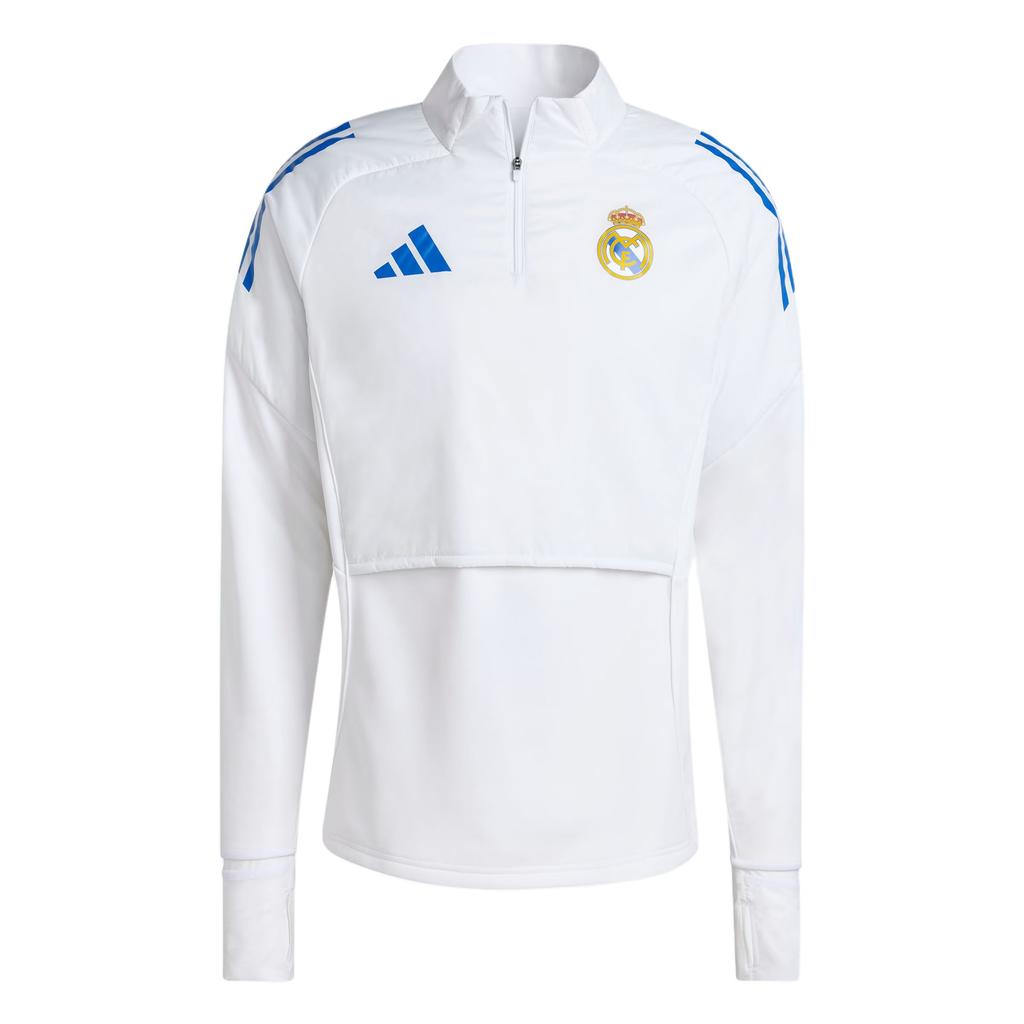 Adidas Real Madrid Tiro 25 Competition Top Training Gear Series Brand Logo Stand Collar Raglan Long Sleeve Football Shirt Men Tops KE1167