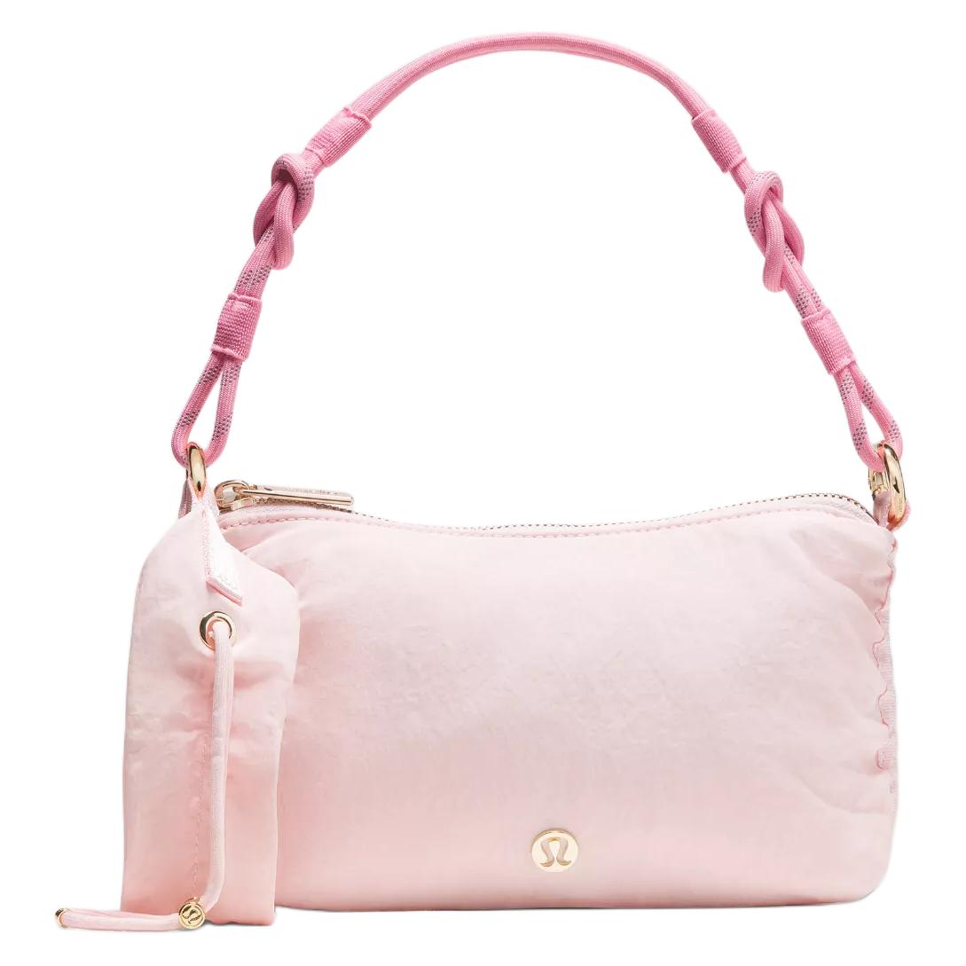 

Lululemon 1.5L Adjustable Detachable Shoulder Strap Nylon Mini Shoulder Bag Women bags Pink LW9GHVS-075712 Pink