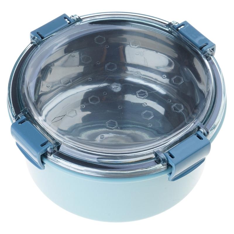 

Premium Stainless Steel Food Lunch Box Reusable Snack and Lunch Container Gift Metal Container Transparent Lid Box Gift