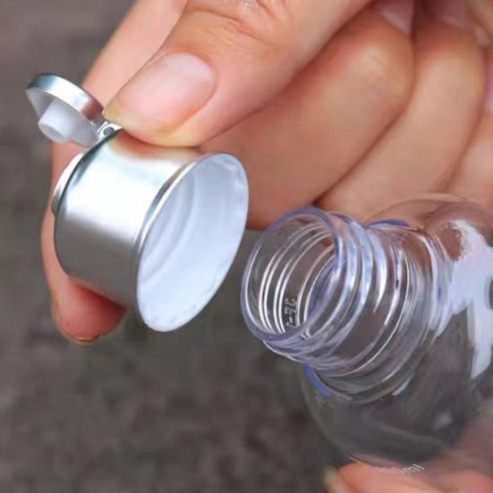 1/2/4Pcs 100ML Clear Fishing Storage Bottle with Scale Transparent Refillable PET with Empty Sealed Vial Liquid Container Fishing Accessories