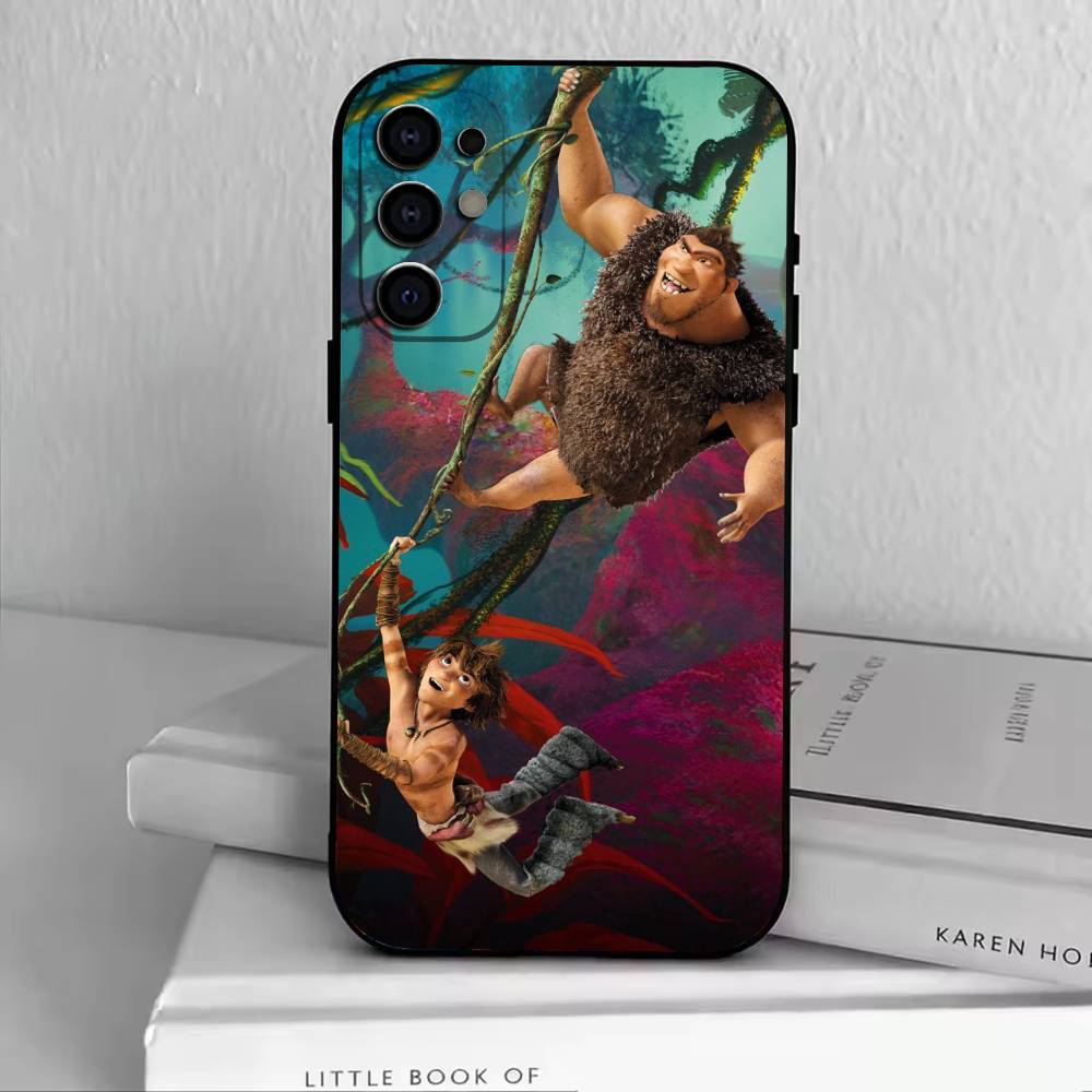 The C-Croods  Phone Case For Samsung S25,S24,S21,S22,S23,S30,Ultra,S20,Plus,Fe,Soft Silicone Black Cover