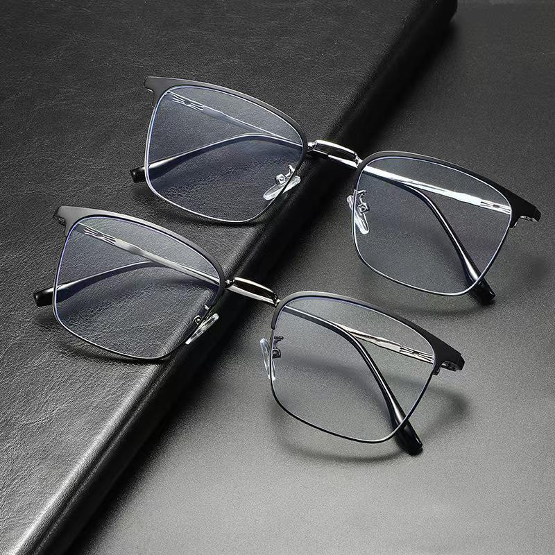 2025 Unisex Retro Half-Rim Square Eyeglass Frame