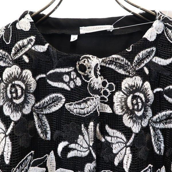 Unused NARACAMICIE Made In Italy Floral 7 Minutes Sleeve No Color Jacket Women Used