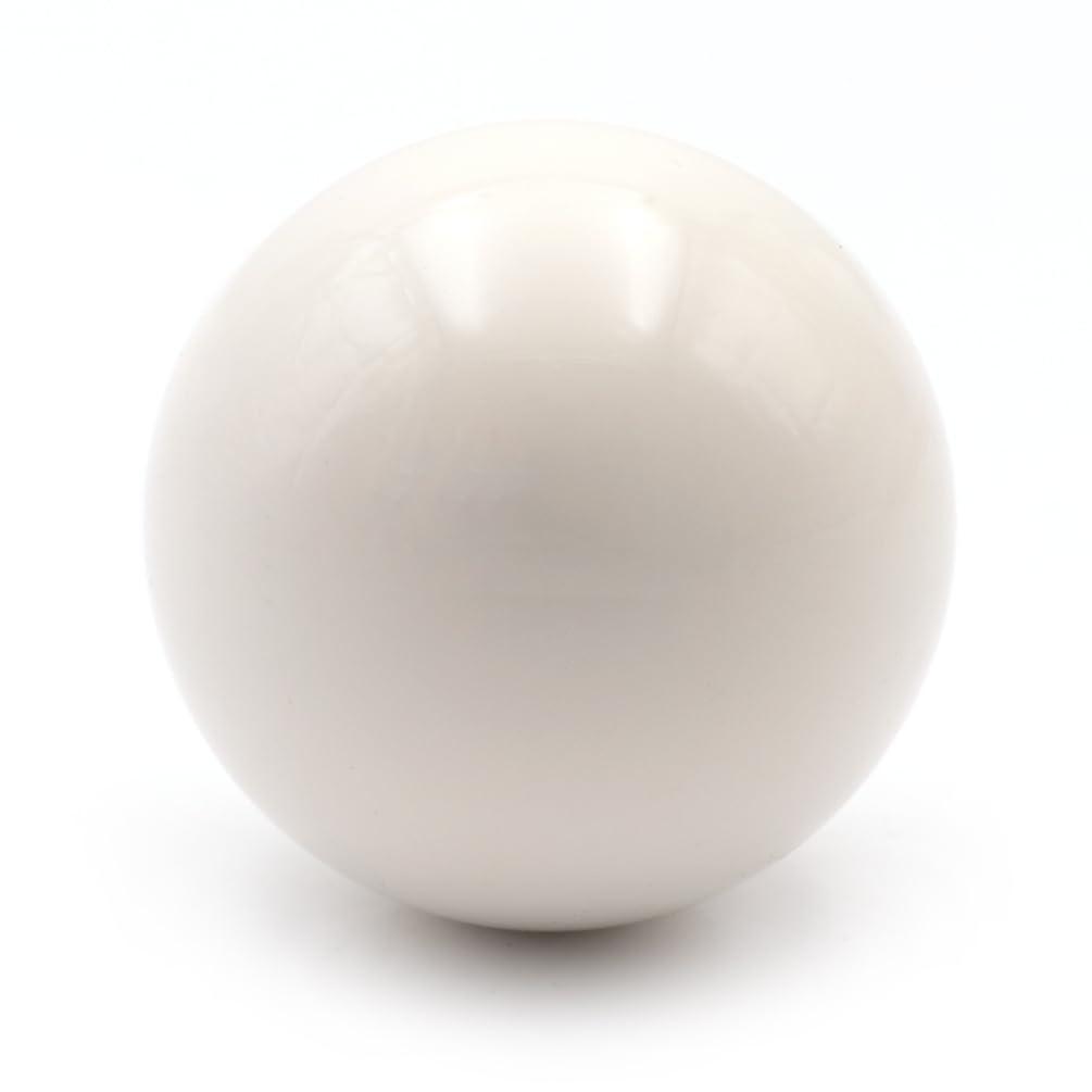 CUESOUL 6oz Durable 2 1/4 Resin Billiard Cue Ball for Training, White (BC001)