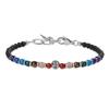 Koai 4mm Chakra OM Matte Onyx Beaded Bracelet for Women