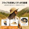Safari Adventure Foldable Boonie Stylish Fishing Military Sun Hat with Detachable Chin Wide UV Perfect for Outdoor Activities like and Hiking [TOP-EX]