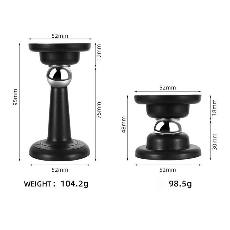 Magnetic Door Stopper Waterproof Rustproof Dual Floor Wall Mount Heavy Duty Door Catch for Bathroom Office Home