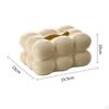 Ceramic Tissue Box Cover, Decorative Dispenser, Paper Storage Holder, Holder for Homes,