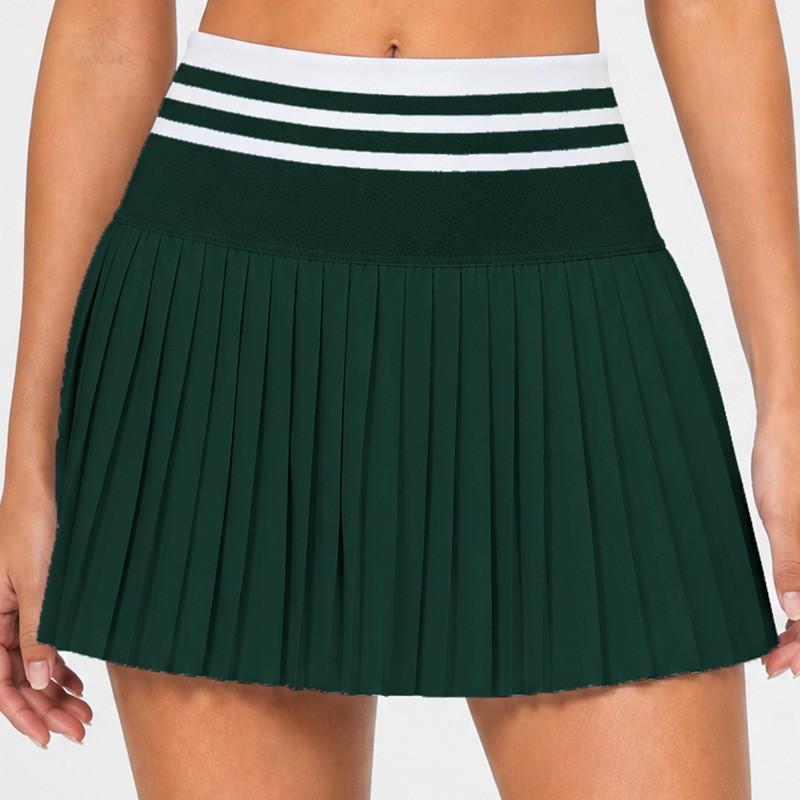 Womens Athletic Skort With Built-in Shorts Tennis Badminton Running Yoga Sportswear