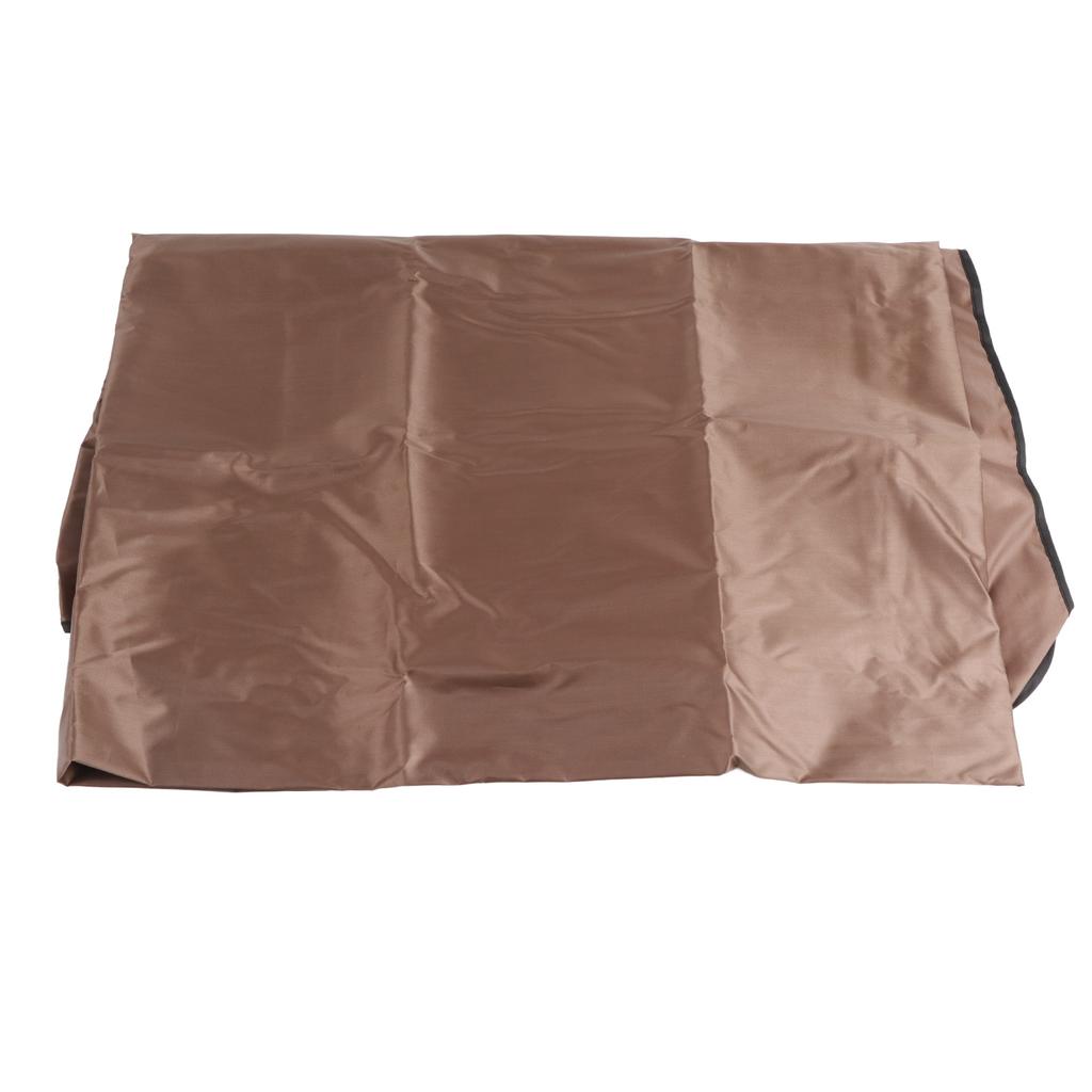 Outdoor Swing Canopy Silver Coated Oxford Cloth Waterproof Swing Chair Top Cover for Garden Sun