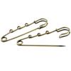 3 Hole Brooches for Jewelry Making DIY Creative Accessories Women's Handmade Pins and Brooches 64*16 Mm 2024