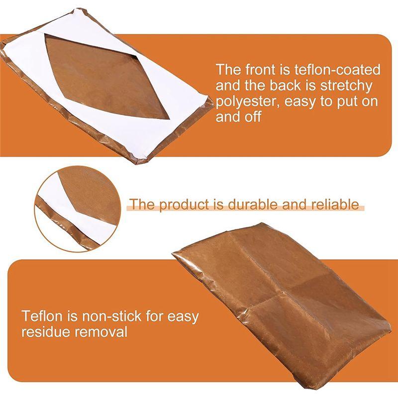 2025 Trend 2 Piece 16 X 20 Inch Wrap Cover For Heat Press Wrap Cover Heat Resistant Reusable Heat Press Wrap Cover