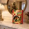 Christmas Tree Hanging Ornaments 2026 Advent Calendar Dachshund Ornament Set, Countdown Decor with 24 Holiday Party Mini Dog Figures, 2D Acrylic