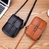 Skew Bag Multi-functional Mini Bag Women's Vertical Double Layer Genuine Leather Mobile Phone Bag