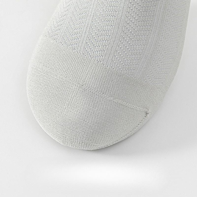 Summer Thin Anti-odor and Sweat-absorbing Men's Socks, Natural Mulberry Silk Short Socks, Simple Short Tube Mesh Breathable Business Socks