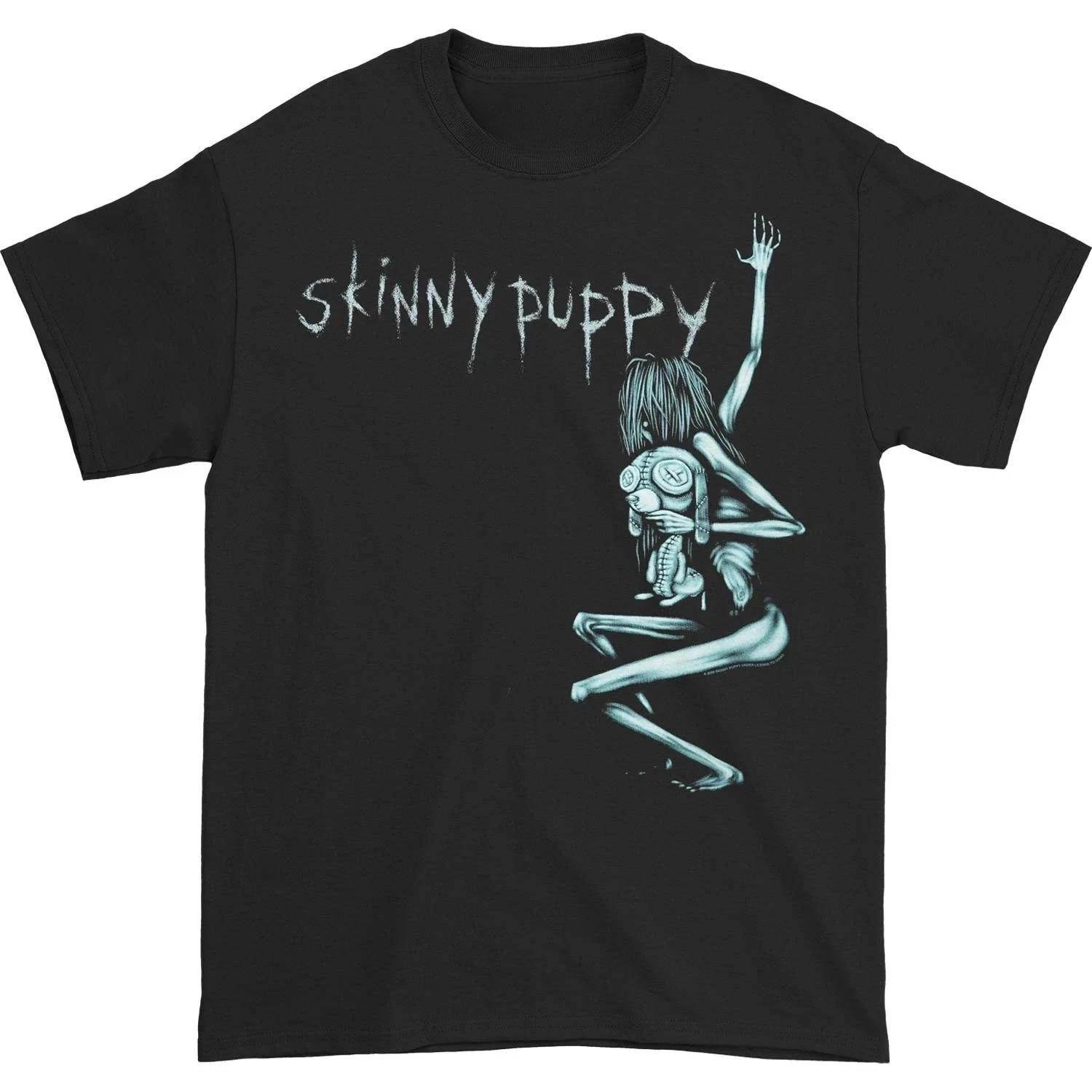 Men s Skinny Puppy T-shirt Men s T-shirt Daily Outdoor Retro Men s and Women s Fan Printed T-shirt S