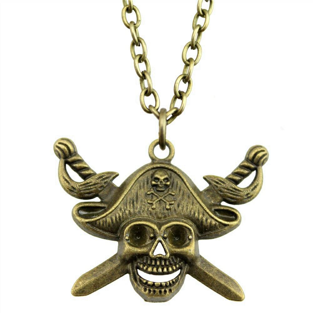Eagles Gothic Pendant Necklace Gothic Steampunk Halloween Jewelry 45cm or 70cm Long Chain