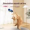 1/2/3 Stück Katzen-Spielzeugstäbe Realistische Vogel-Haustierspielzeuge für Katzen Bissfeste Schaukelspielzeuge zur Selbstunterhaltung und Entspannung