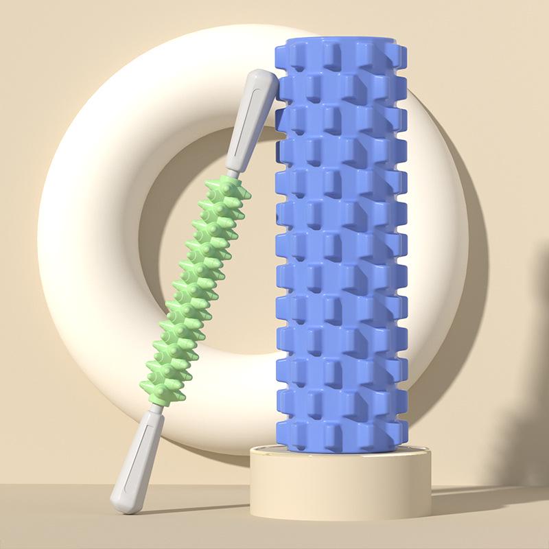 Foam Roller Wolf Tooth Muscle Massage Relaxer - Slimming Yoga Tool for Legs and Back