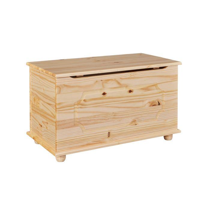 Inter Link Coffre EMEL naturel bois massif