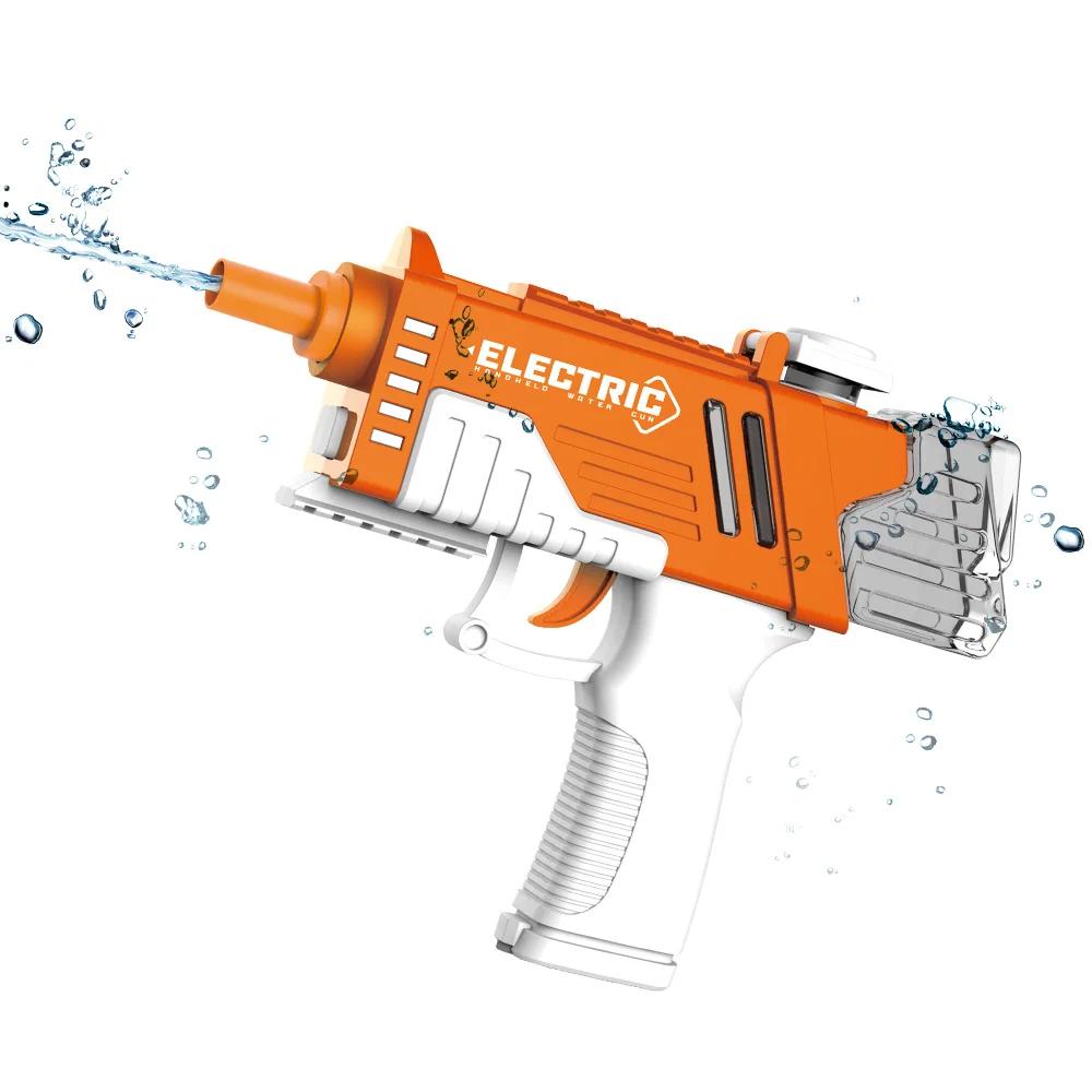 Non-Toxic Electric Water Gunsquirt Gun Toyautomatic Water Gun Long Range Blaster Up To 32 Ftoutdoor Pool Party Shooting Game Toy