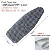 1Pcs With Elastic Edge Ironing Board Cover Stain Resistant Thick Cotton Padding Iron Heat Shield Universal Cloth Cover
