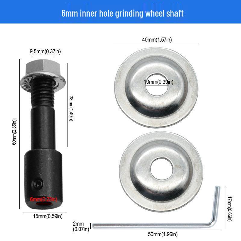 Motor Accessories: Grinding Wheel Connecting Shaft, 5-16mm Inner Hole, Compatible with Bench Grinder, Polishing & Grinding Rod.