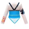 Kids Girls Anime Cartoon K-Pop Zoey Print T-shirt Skirt Bag Cloak Set Outfit Christmas Role Play Halloween Cosplay Costumes