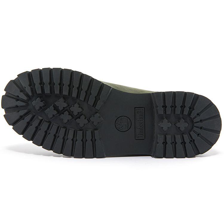 Timberland 6palcové ležérní střední venkovní boty Dětské boty Vojenská zelená A2KCSA58
