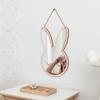 Animal Design Children Wall Mirror Acrylic Wood Frame Easy Hanging Shatterproof