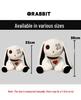 Dark Cartoon Style Reborn Rabbit Plush Pillow - Halloween/Birthday Gift Toy