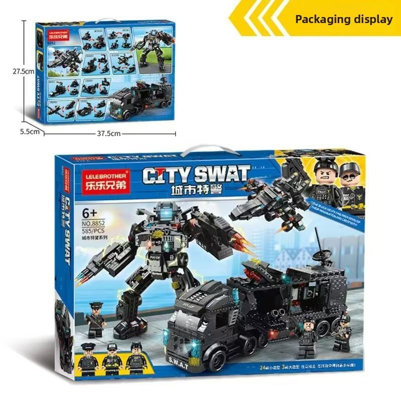 Missile Vehicle Tank Aircraft Carrier Military Themed  Building Block Toy