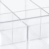 Tea Storage Organizer Clear Box With Removable Dividers Packet Storage Tea Bag Holder Organizer For Kitchen Cabinet Counter