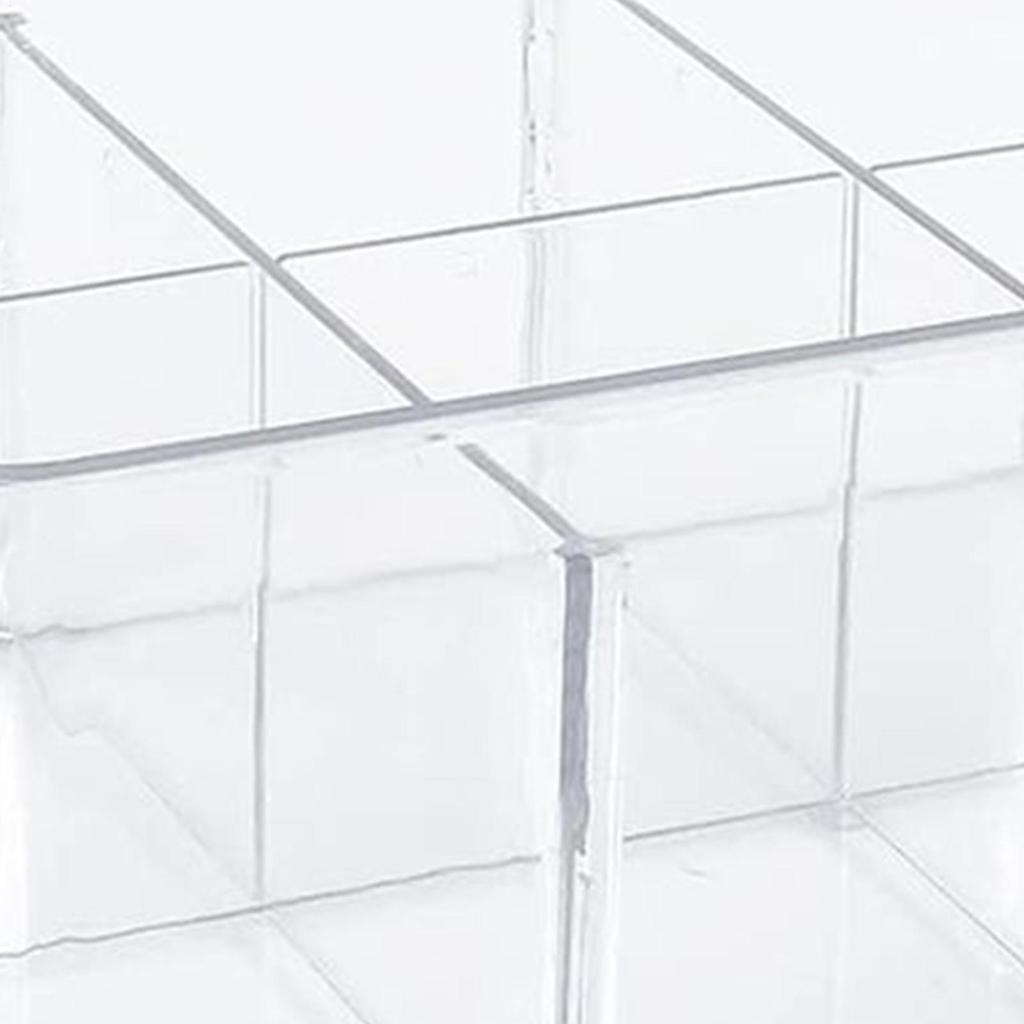 Tea Storage Organizer Clear Box With Removable Dividers Packet Storage Tea Bag Holder Organizer For Kitchen Cabinet Counter