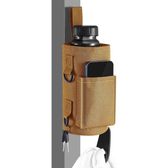 Magnetic Water Bottle Pouch Adjustable Strap Water Bottle Holder Water Bottle Carrier Bag for Outdoor Sports And Gym