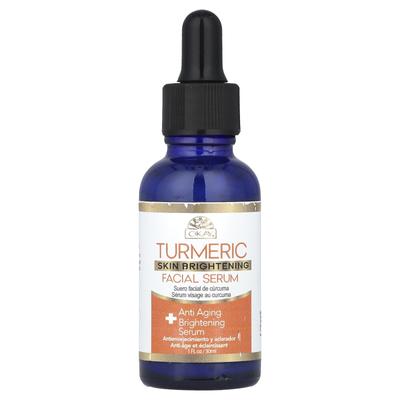Skin Brightening, Facial Serum, Turmeric, 1 Fl Oz (30 Ml)
