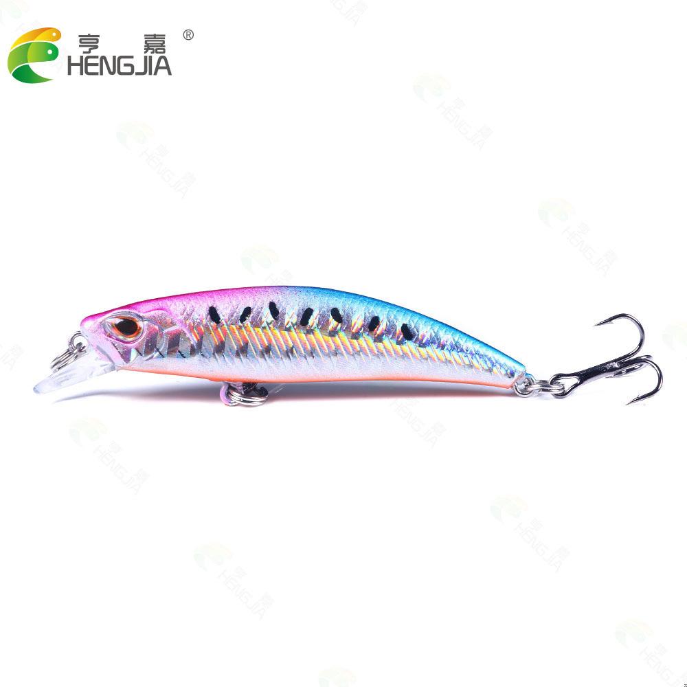 New Submerged Long Casting Minnow Lure6.8CM6.5G10High Carbon Steel Hook Lure Set for Bass and Perch Fishing