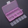 Plastic 10 Slots Adjustable Jewelry Storage Box Case Craft Organizer Beads