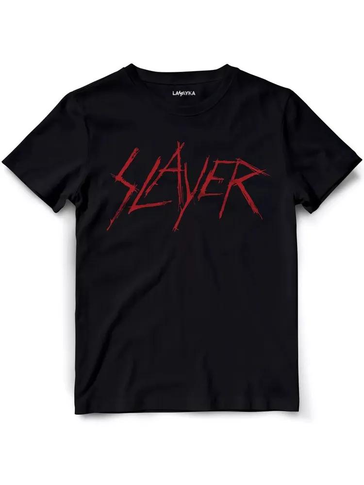 Unisex Short Sleeve Crew Neck Cotton T Shirt Slayer XXXL