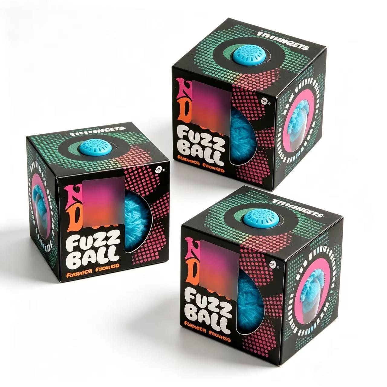 NeeDoh Fuzz Bal Squishy Stressbal Zacht Tactiel Fidget Speelgoed voor Angstverlichting Sensorisch Spel voor Kinderen Volwassenen Cadeaus