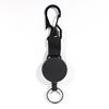Multi-Functional Retractable Keychain Carabiner with Stainless Steel Wire Rope - Easy-Pull, Anti-Lost, Anti-Theft Fishing Buckle.
