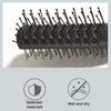Yousheng Rib Comb Soft Teeth Ergonomics Handle Non-Knotted Professional Salon Curl Hair Black Comb for Home Use