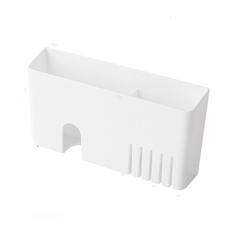 

Remote Control Storage Box Wall-Mounted Storage Box School And Office Sundry Storage Rack Wall Organizer білий