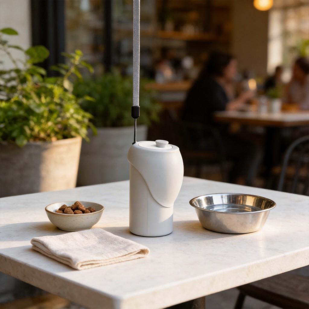 Reise-Wasserflasche für Haustiere mit lebensmittelechtem Silikon, faltbares Design für Hunde
