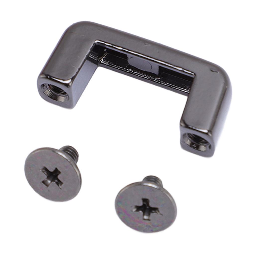 12 Set Arch Bridge D Ring Buckle Metal Crossing Screw D Ring Connector Buckle Set for Bag Box Drawer