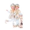 Macaron-colored Christmas Elf Couple Plush Ornament