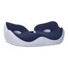 Seating Cushion Soft Comfortable Breathable Buckle Curved Chair Cushion for Office Working Dark