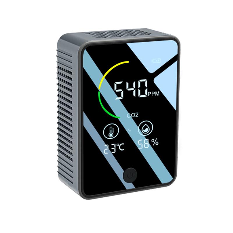 Infrared Carbon Dioxide and Air Quality Sensor Analyzer with Temperature & Humidity Detection